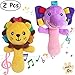 TyNox Balloon Bamboo Man Battle, Handmade Wooden Fencing Puppets,Fast-Paced Balloon Fight,Sticks for 2 Players,Cartoon Stuffed Animal