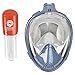 Seaview 180° GoPro Compatible Snorkel Mask- Panoramic Full Face Design. See More With Larger Viewing Area Than Traditional Masks. Prevents Gag Reflex with Tubeless Design (Manta Ray, S/M)
