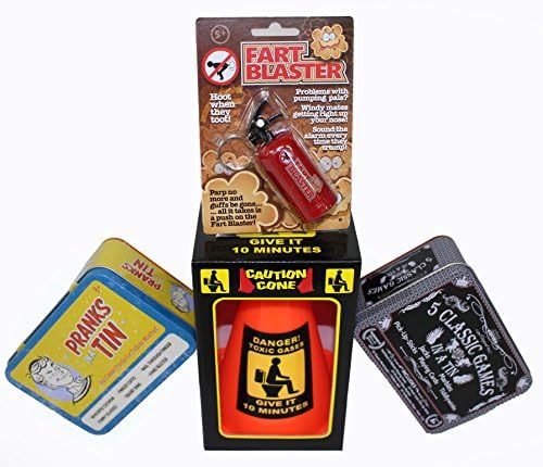 Fathers Day Gifts Set - Pranks in A Tin - 4 Items Included (Dispatched from UK)