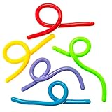 Colorful Sensory Fidget Stretch Toys (5-Pack) Helps Reduce Fidgeting Due to Stress and Anxiety for ADD, ADHD, Autism | Kid Safe Design | BPA, Phthalate and Latex Free
