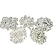 kilofly 14pc Bridal Rhinestone Crystal Flower Bouquet Corsage Wedding Brooch Pin