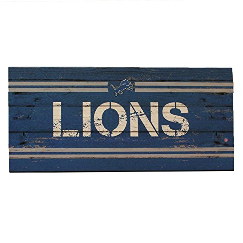 NFL Detroit Lions Rustic Stripes Canvas Artissimo
