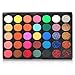 FindinBeauty 35 Colors Eyeshadow Palette Makeup Set, 15 Matte + 10 Shimmer + 10 Pressed Glitter Blending Powder - Bright Natural Smoky Multi Reflective Shades Velvet Texture Eye Shadow Kit