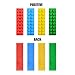 4Pcs Pack of Sensory Chew Necklace, Food-Grade Silicone Chewing Toys Teether Toys for Kids, Boys and Girls with Autism, ADHD, Oral Motor Teething & Biting Needs