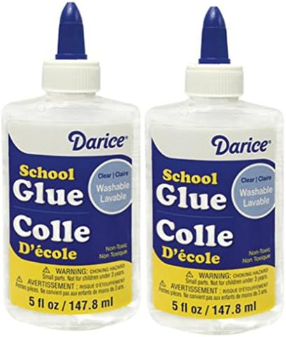 Darice Clear School Glue: 5 ounces (Pack of 2)