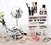 TWING Acrylic 2 jewelry box organizer display storage case, Crystal and Unbroken jewelry calener Drawer
