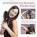 Hair Dryer Brush, 4 IN 1 Hot Air Brush One Step Hair Dryer & Volumizer & Styler,Hot Air Brush,Salon Hair Straightener Static Suitable for All hair Anti-Scald (Red)thumb 1