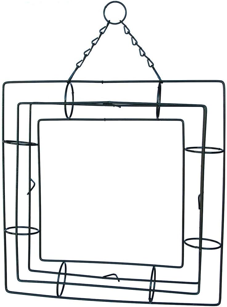 15" Wire Wreath Frame Square Living Wreath Form Amazon.co.uk Garden