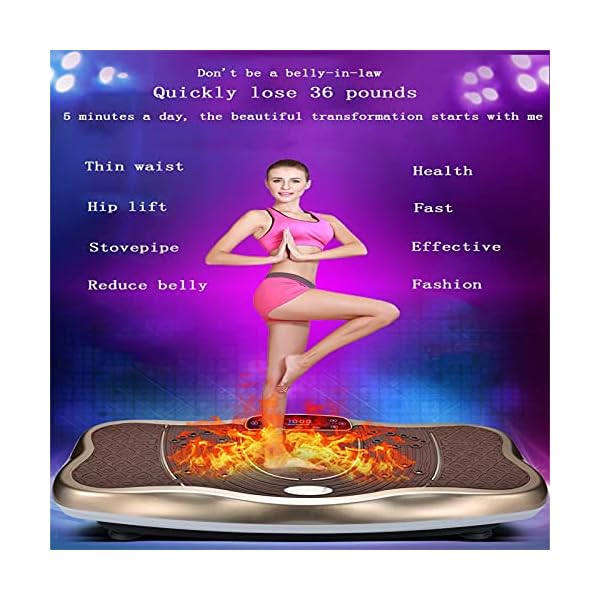 Vibration-Power-Plates-Vibration-Plate-Machine-With-Bluetooth-Speaker-5-Program-Modes-2-Resistance-Bands-Vibration-Fitness-Trainer-For-Weight-Loss-BodyColorGold-oscillating-vibrating-platf Vibration Power Plates, Vibration Plate Machine With Bluetooth Speaker, 5 Program Modes, 2 Resistance Bands, Vibration Fitness Trainer For Weight Loss & Body(Color:Gold oscillating vibrating platf