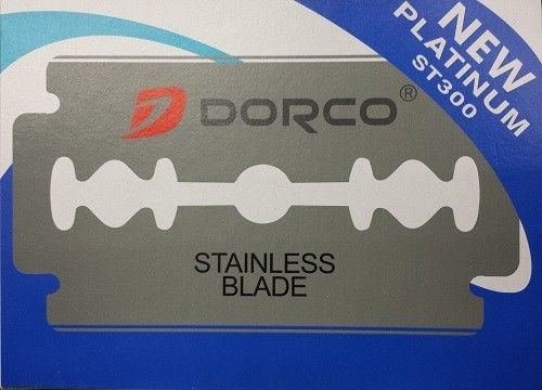 Dorco Double Edge Razor Blades - Stainless Blades 100 pcs Ba