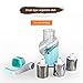 TTLIFE Adjustable 3 Different Types of Stainless Steel Manual Rotating Vegetable Chopper Round Veggie Chopper Mandoline Slicer- Vegetable Slicer/ Cutter - Potato Slicer - Cheese Grater- Food Slicer