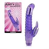 Unique Orgasm Vibrator for Women - Bullet Clitoris Stimulator Attached - Multi-Speed Dial - Curved Tip w/ Strong Bullet Vibe - Women's Massager for Sexual Play-Time