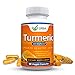 Orisha Naturals Turmeric Curcumin Supplement 600mg with Bioperine, Natural Turmeric Root Powder, Standardized and Enriched with 95% Curcuminoids, Joint Support, Anti-inflammatory, Antioxidant