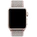 INTENY Sport Band Compatible with Apple Watch 40mm, Soft Lightweight Breathable Nylon Sport Loop, Strap Replacement for iWatch Series 4 (Pink Sand, 40mm)