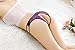 JIEYA 3-pack Womens Sexy Crotchless Panties Lace Floral Underwear with Bow-Knot (Purple&Beige&White)