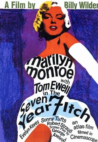 Amazon Com The Seven Year Itch Movie Poster 27 X 40 Inches 69cm X 102cm 1955 Marilyn Monroe Tom Ewell Evelyn Keyes Sonny Tufts Victor Moore Doro Merande Prints Posters Prints