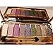 Kikole 9 colors Waterproof Diamond Bright Makeup Eye Shadow Set Glitter Eyeshadow Palette with Brush