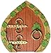Darice Yard and Garden Miniature Fairy Door, 3.75 x 3.875x .375 Inches, Orange