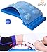Top Back Stretcher + Comfy Silicon Cover - CHISOFT Lower Back Stretching Device Seen Doctors TV + Magnet Therapy, 3 Arched Levels Spine Stretcher, Lumbar Traction