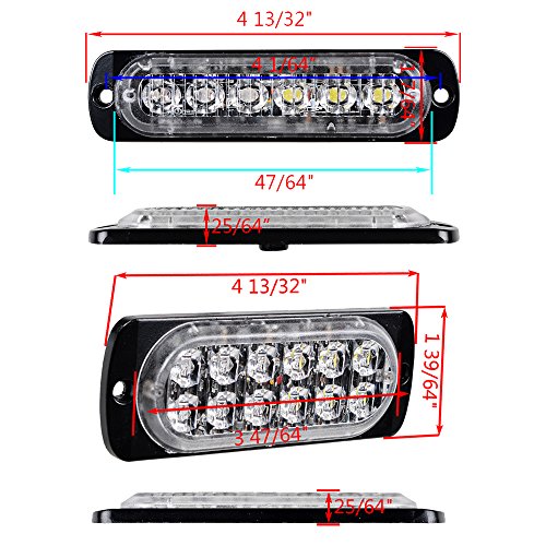 1 12+LED+Emergency+Warning+Beacon+Safety