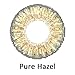 Caikedo Women Multicolor Cute Charm and Attractive Fashion Contact Lenses Cosmetic Makeup Eye Shadow - Pure Hazel