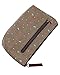 Leegoal(TM) Elegant Multi Fuctional Canvas Floral Pouch Pencil Pen Case Bag (Coffee)