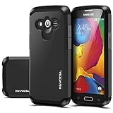 Evocel® Galaxy Avant Dual Layer Armor Protector Case For Samsung Galaxy Avant G386 (T-Mobile/ Metro PCS) - Retail Packaging, Slate