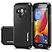 Evocel® Galaxy Avant Dual Layer Armor Protector Case For Samsung Galaxy Avant G386 (T-Mobile/ Metro PCS) - Retail Packaging, Slate