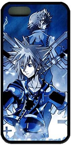 iPhone 5 Case, iPhone 5s Case, Fashion Style Sora Roxas Blue Soft Rubber Black Bumper Case Back Cover Protector Skin For Iphone 5 5s