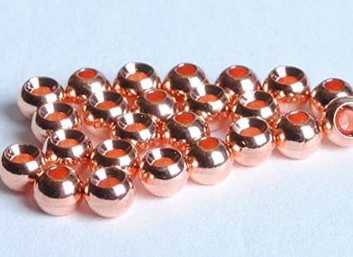Blue Wing Olive BWO Tungsten Beads for Fly Tying - 25 Pack (Copper, 1.5 mm (1/16))