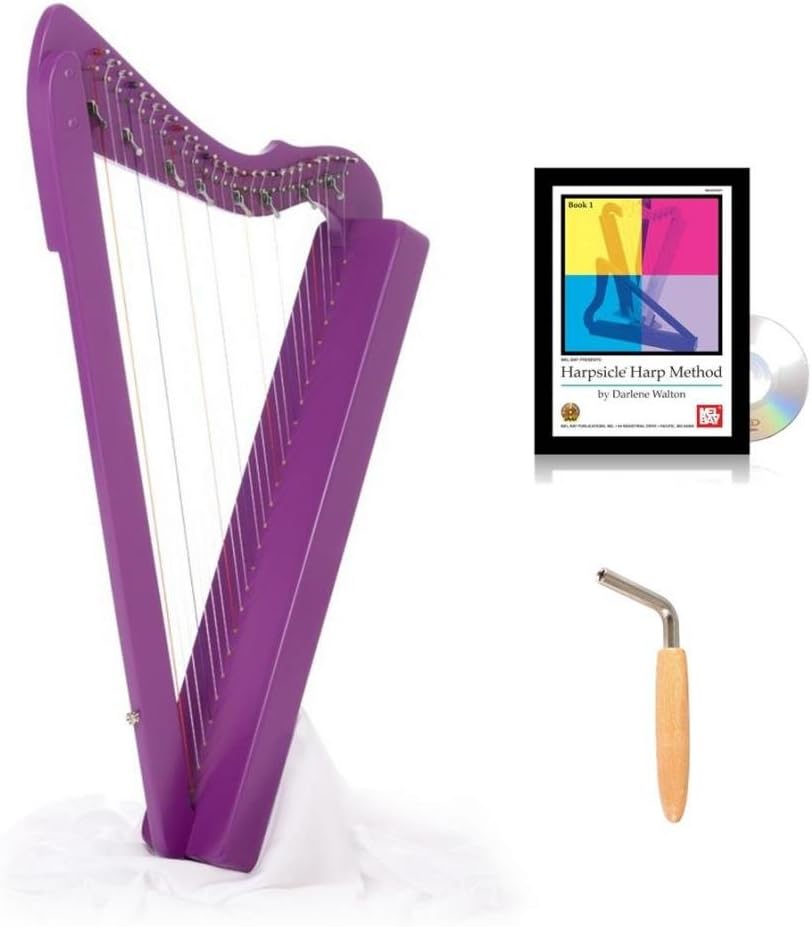 26String 33" LAP Harp HARPSICLE Rees Harps SHARPSICLE