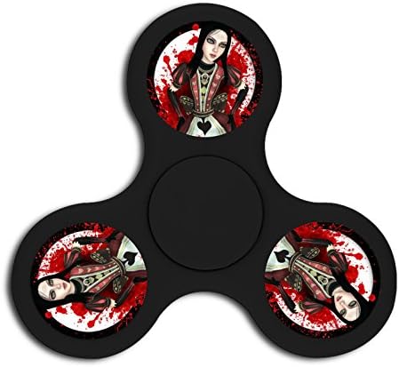QIAO 23AD Alice Fidget HAND Spinner Kill Time Toy Kid Adult Black