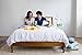 Revel Premium Cool Mattress (Queen), Featuring All Climate Cooling Gel Memory Foam and LiftTex Alternative Latex, Made in the USA with a 10-Year Warranty, Amazon Exclusive