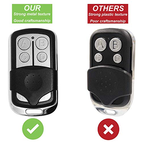 Garage Door Openers Replacement Remote 2 Pack for LiftMaster 970LM 971LM 972LM 973LM - Chamberlain 953CB - Craftsman 139.53681 Remote - Compatible with Red/Orange Learn Button 390MHz