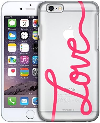 Apple iPhone 6 Case, Slim Fit Snap On Cover by Trek Love Letter Clear Case