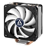 ARCTIC Freezer 33 Plus - Semi passive Tower CPU cooler for Intel 115X/2011-3 and AMD AM4 with 120 mm PWM Fan, Silent high performance cooler - Grey/Black