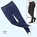 Collections Etc Slimming Denim Elastic Waist Pull On Stirrup Pant