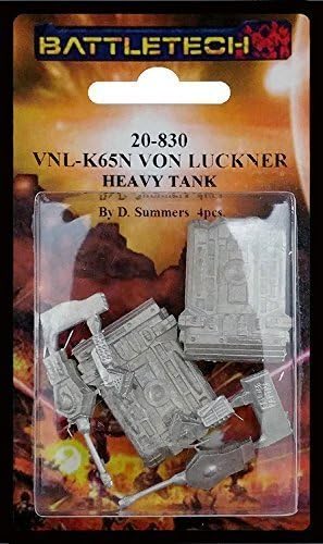 BATTLETECH 20-830 Von Luckner Hvy Tank VNL-K65N (2 miniatures)