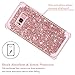 LONTECT Compatible Galaxy S8 Plus Case Luxury Glitter Shiny Sparkle Bling Heavy Duty Hybrid Sturdy High Impact Shockproof Protective Cover Case for Samsung Galaxy S8 Plus, Rose Gold