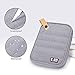 BUBM Travel Organizer, Cable Bag/USB Drive Shuttle Case/Electronics Accessory Organizer-Grey
