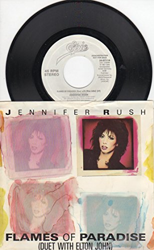 Jennifer Rush & Elton John - Flames of Paradise (12 inch) - Zortam Music