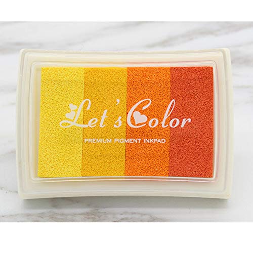 STORE-HOMER - Multicolour Creative DIY Oil Rubber Stamps Ink Pad for Wedding Decoration Party Favors and Gifts Craft Supplies Fingerprint Tree - Thumbnail 7