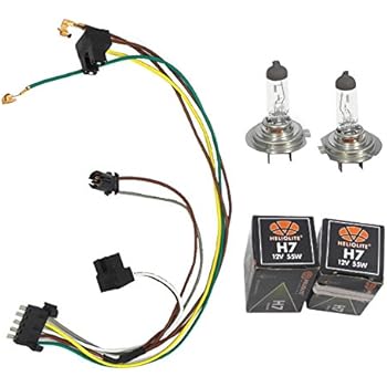 Amazon.com: Left or Right Headlight Wiring Harness and H7 55W Headlight