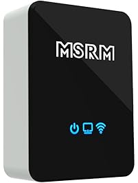 MSRM US300 300Mbps Wireless-N WiFi Range Extender, 802.11b/g/n WiFi Repeater with 360 Degree Covering
