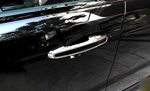 ABS Chrome Side Door Outer Handles Cover Trim Decoration 8pcs For Jaguar XF X260 2016 2017