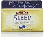 Nature Made Natural Sleep Aid Liquid Softgels 30 ea (Pack of 4)