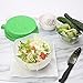 Salad Cutter Bowl - All In One Quick Chop Salad Bowl Large | 60 Second Salad Chopper, Slicer & Bowl Maker | Chopped Salads Container Servers & Salad Cutting Board For Fresh Vegetables, Fruits, Lettuce