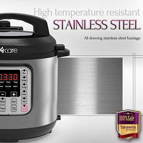 4 Acare+Programmable+Pressure+Stainless+Multi+Use