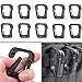 XTACER Tactical Multipurpose D-Ring Grimloc Locking Hanging Hook Tactical Link Snap Keychain for Molle Webbing