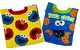 Sesame Street Elmo Baby Bibs- 2 Piece Pack (Yellow)